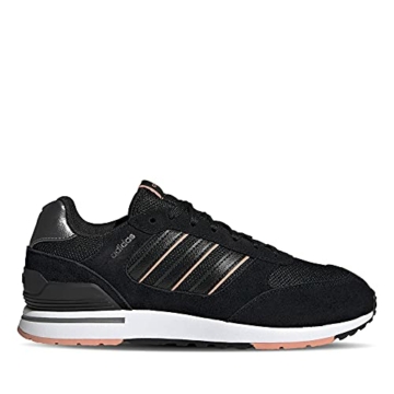 adidas Damen Run 80s Running Shoes, core Black/core Black/ambient Blush, 39 1/3 EU - 5