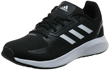 adidas Damen Runfalcon 2.0 Running Shoe, Schwarz Weiß, 37 1/3 EU - 1