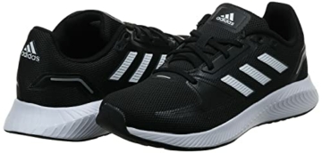 adidas Damen Runfalcon 2.0 Running Shoe, Schwarz Weiß, 37 1/3 EU - 2