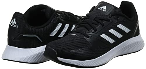 adidas Damen Runfalcon 2.0 Running Shoe, Schwarz Weiß, 37 1/3 EU - 3