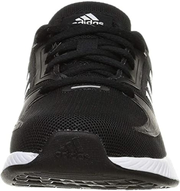 adidas Runfalcon 2.0 Running Shoe, Core Black/Cloud White/Silver Metallic, 36 2/3 EU - 12
