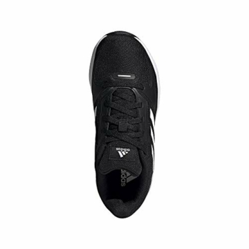 adidas Unisex Runfalcon 2.0 Running Shoe, Core Black Cloud White Silver Metallic, 38 EU - 14