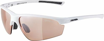 ALPINA Unisex - Erwachsene, TRI-EFFECT 2.0 Sportbrille, white gloss, One size - 4