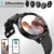 Blackview X1 Smartwatch Herren, Smart Armbanduhr Herren Fitness Tracker Smart Watch Rund 5ATM Wasserdicht Fitnessuhr Herren mit Pulsuhr Schrittzähler Damen Wearable Sportuhr iOS Android Kompatibel - 2