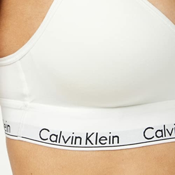 Calvin Klein Damen Bustier Bralette Lift BH, Weiß (White 100), M(89-94 cm) - 5