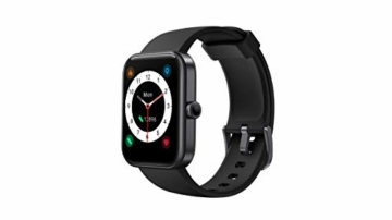 CUBOT ID206 Smartwatch, Fitness Armbanduhr mit 1.69 Zoll Touchscreen, Alexa integriert Smart Watch, Sportuhr, Fitness Tracker, Schlafmonitor, 5ATM Wasserdicht Uhr für Damen Herren (Schwarz)… - 1