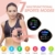 EIVOTOR Smartwatch Damen Fitness Armband Tracker Sport Uhr mit Pulsmesser Armbanduhr IP68 Wasserdicht Schrittzähler Kalorienzähler Schlafmonitor Aktivitätstracker für Android IOS Rosa - 7