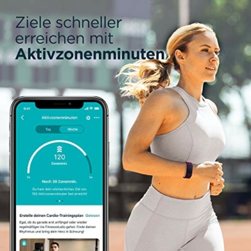 Fitness-Tracker Fitbit Charge 4 mit GPS, Schwimmtracking & bis zu 7 Tage Akkulaufzeit, Schwarz - 7