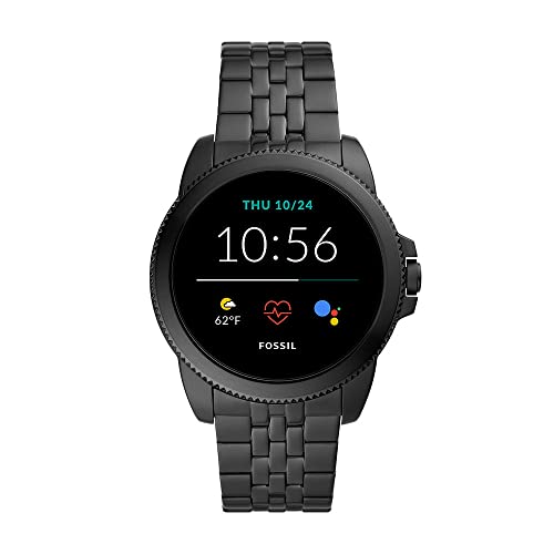 Fossil Herren Touchscreen Smartwatch 5E. Generation mit Lautsprecher, Herzfrequenz, NFC und Smartphone Benachrichtigungen - 1