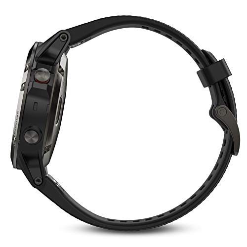 Garmin fēnix 5 GPS-Multisport-Smartwatch, Herren, Herzfrequenzmessung am Handgelenk, Sport- und Navigationsfunktionen, grau/schwarz - 5