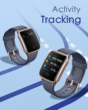 GRV Fitness Uhr Smartwatch für Damen Herren Fitness Tracker mit Schrittzähler,Pulsuhr,Schlafmonitor - 3