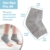 Hilph®Gel Fersensocken Silikon Fersenschutz Feuchtigkeitsspendende Socken Fußpflege Spa Socken für Trockene Haut und Plantarfasziitis, Harte Gerissene Haut Comfy Day Nachtpflege Haut - 2 Paare - 4