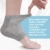 Hilph®Gel Fersensocken Silikon Fersenschutz Feuchtigkeitsspendende Socken Fußpflege Spa Socken für Trockene Haut und Plantarfasziitis, Harte Gerissene Haut Comfy Day Nachtpflege Haut - 2 Paare - 5
