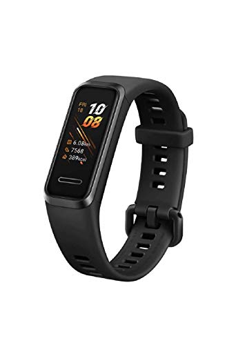 Huawei Band 4 wasserdichter Bluetooth Fitness- Aktivitätstracker mit Herzfrequenzmesser, Sport Band und Touchscreen, Graphite Black - 1