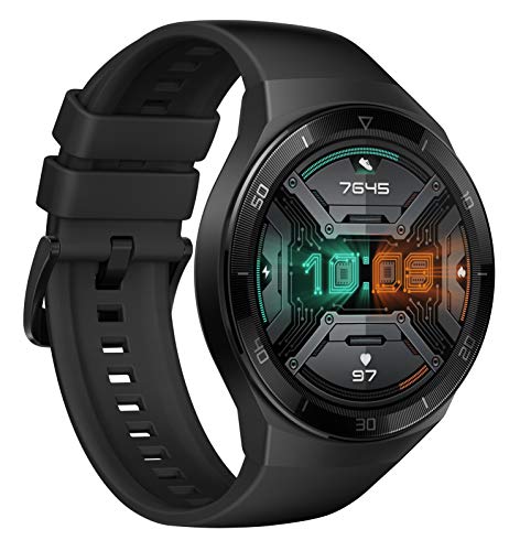 HUAWEI Watch GT 2e Smartwatch (46mm AMOLED Touchscreen, SpO2-Monitoring,Herzfrequenz-Messung,Musik Wiedergabe,GPS,Fitness Tracker,5ATM wasserdicht) Graphite Black[Exklusiv+5 EUR Gutschein] - 3