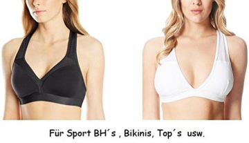 In One Clothing 4 Paar BH Einlagen - BH Einlagen zum einlegen in BH´s und Bikinis - in hautfarben, M, Haut - 3