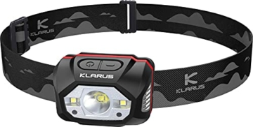 Klarus HM1 440 Lumen wiederaufladbare Gestensensor Stirnlampe Kopflampe, 5 Modi 70 Stunden Laufzeit, IPX6 wasserdichtes LED Stirnlampe für Laufen, Camping, Wandern, Jagen - 1