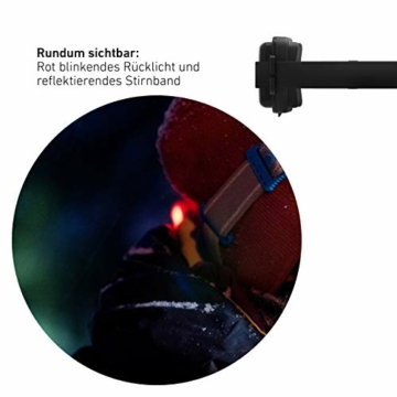 Ledlenser NEO4, LED-Stirnlampe, Lauflampe mit rotem Rücklicht, batteriebetrieben, bis zu 40h Laufzeit, 240 Lumen, black - 6