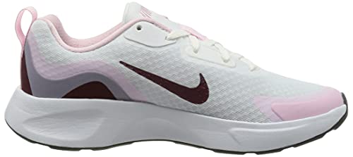 Nike WearAllDay Laufschuh, White/Dark Beetroot-Pink Foam, 38.5 EU - 6