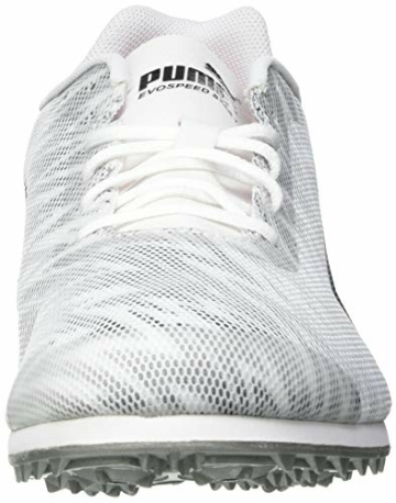 PUMA Unisex Evospeed Star 7 Leichtathletik-Schuh, White Black Silver, 39 EU - 2