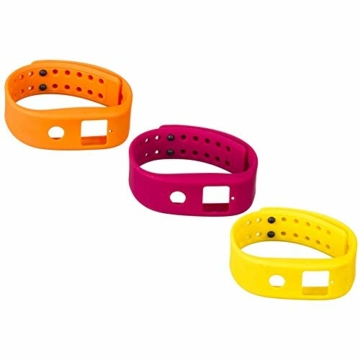 Runtastic Unisex Orbit Armband, 3er Pack,  Gelb/Orange/Pink - 3