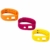 Runtastic Unisex Orbit Armband, 3er Pack,  Gelb/Orange/Pink - 3