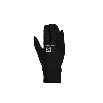 SALOMON Unisex Agile Warm Glove U, Schwarz, L EU - 7