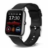 Smartwatch, 1.4 Zoll Touch-Farbdisplay Smart Watch mit Pulsmesser Schlafmonitor, Fitness Tracker mit Schrittzähler für Damen Herren, Smart Watch IP67 Wasserdicht Sportuhr fitnessuhr mit Stoppuhr - 1