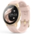Smartwatch, AGPTEK 1,3 Zoll Armbanduhr mit personalisiertem Bildschirm, Musiksteuerung, Herzfrequenz, Schrittzähler, Kalorien, usw. IP68 Wasserdicht Fitness Tracker Uhr, für iOS und Android, Rosa - 1