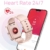 Smartwatch Damen, 1.3 Zoll Touch-Farbdisplay Fitnessuhr mit Schrittzähler, Pulsuhr, Schlafmonitor, Musiksteuerung, 10 Tagen Akkulaufzeit, GPS, 5TAM Wasserdicht Fitness Tracker für iOS und Android Rosa - 2