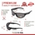Sonnenbrille Herren Polarisiert Sport Brille - Sportbrille für Men & Damen zum Fahren Radfahren Golf Angeln Laufen Segeln Skifahren, UV400-Schutz, Leichter, langlebiger TR90-Rahmen, Hartschalen-Etui - 3