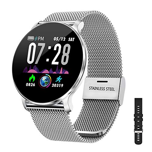 TagoBee TB11 IP68 wasserdichte SmartWatch HD Touchscreen Fitness Tracker Unterstützung Blutdruck Herzfrequenz Schlafüberwachung Schrittzähler kompatibel mit Android und IOS - 1