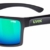 uvex Unisex – Erwachsene, LGL 29 Sonnenbrille, black mat/green, one size - 