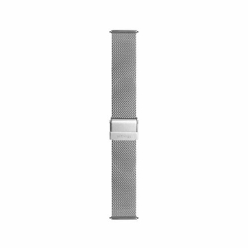 Withings Steel HR Hybrid Smartwatch - Fitnessuhr mit Herzfrequenz und Aktivitätsmessung, 40mm - Schwarz002, Schwarz Silikonarmband & Mailänder Armband, Silber - 5