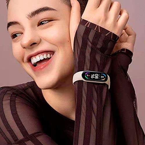 Xiaomi Mi Band 6, 3,9 cm (1,56 Zoll) Display, Smart-Armband Blutsauerstoff-Fitness-Tracker, Herzfrequenz-Monitor, Bluetooth-Smart-Band, Sprachen nur Englisch und Chinesisch - 9