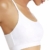 Yaavii Damen Sport BH ohne Bügel Gepolstert Yoga BH Push Up Frauen Bustier Atmungsaktiv Elastizität Sport Bra Top Weiß2 M - 8