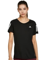 adidas Damen T-Shirt Own The Run, Black, M, FS9830 - 1
