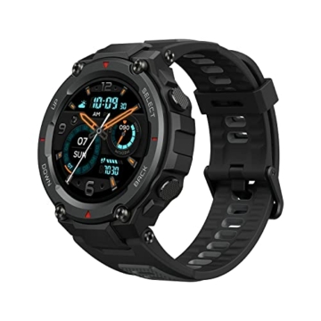 Amazfit T Rex Pro Smartwatch mit GPS, 1,3 Zoll AMOLED Display Sportuhr mit 10 ATM wasserdicht, SpO2, 24h Herzfrequenzmessung, bis zu 18 Tage Akku, 100 Sportmodi für Herren Damen - 1