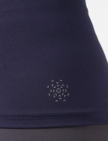 Amazon-Marke: AURIQUE Damen Sport Top Long Sleeve, Blau (Navy), M - 3