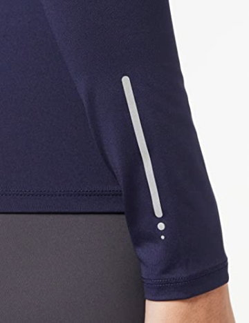 Amazon-Marke: AURIQUE Damen Sport Top Long Sleeve, Blau (Navy), M - 5