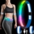 Cikyner 6 Farbiger LED Reflexionsgürtel, USB-aufladbare Lauflichter für Läufer hoher Sichtbarkeit Lauflichter mit Zwei reflektierenden Armbändern, ideal für Nachtlauf, Radfahren, Wandern, Joggen - 1