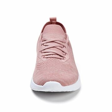 Damen Walkingschuhe Turnschuhe Laufschuhe Sportschuhe Fitness Sneakers Trainers für Running Outdoor Schuhe Pink 39 EU - 4