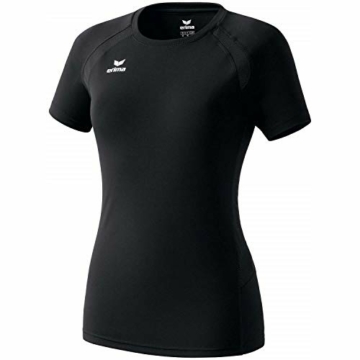 Erima Damen Laufshirt Perforamance T-Shirt Schwarz 38 - 1