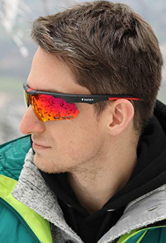 Fahrradbrille | Mountain Bike | Radfahren | Laufen – Gemacht für das Abenteuer – Kategorie 3 Sonnenbrille | UV400 REVO ultimative Schutztechnologie – Sportbrille – Herren & Damen – S/M - 9