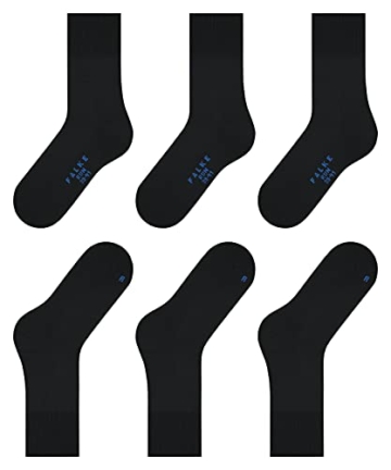 FALKE Unisex Run 3-Pack U SO Socken, Blickdicht, Schwarz (Black 3000), 46-48 (3er Pack) - 5