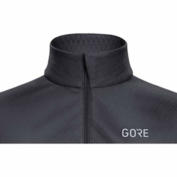 GORE WEAR Herren Gore C5 Gore-tex Trail Kapuzenjacke Zip Shirt langarm, Schwarz/Neon Gelb, M - 3