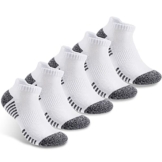 Gozlu 5 Paar Sneaker Socken für Damen, Baumwolle Atmungsaktives Kurze Füßlinge Sportsocken Laufsocken - Anti Blister, Feuchtigkeitstransportierend, Einheitsgröße 35-42 - 1