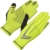 GripGrab Herren Running Expert Vollfinger Winter Touchscreen Laufhandschuhe, Yellow Hi-Vis, M - 1