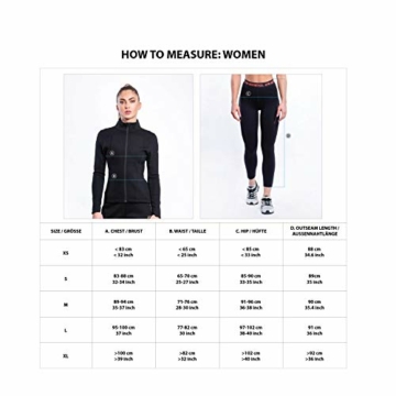GYM AESTHETICS | Damen Ultrasonic 2.0 Trainingsjacke Wasserdicht Warm Ultraleicht mit Reißverschluss, Training und andere Sport in Schwarz (L) - 7