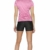 icyzone Damen Sport Fitness T-Shirt Kurzarm V-Ausschnitt Laufshirt Shortsleeve Yoga Top 3er Pack (XL, Charcoal/Red Bud/Pink) - 5
